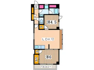あざみ野マンション【4階】の間取り