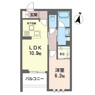ポワール【1階】の間取り