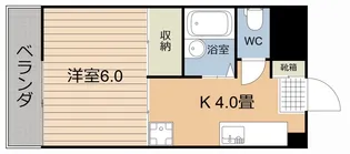 Y´sBLD.XVI【5階】の間取り