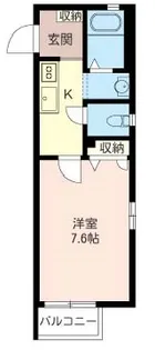 メゾンフォルテシモ【1階】の間取り