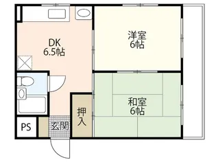 大松庚午ビル【4階】の間取り