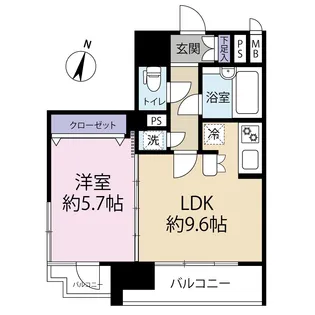 アヴァンツァーレ一番町【2階】の間取り