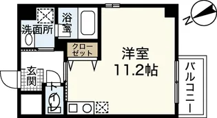 il fiore【6階】の間取り
