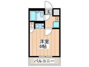 メゾンコ-ハツ【1階】の間取り