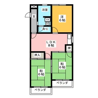 メゾン旭【3階】の間取り