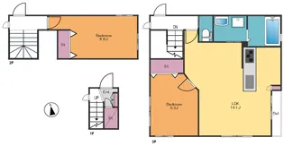 Birdy House白金の間取り