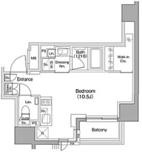 東京都大田区蒲田5【マンション】の間取り