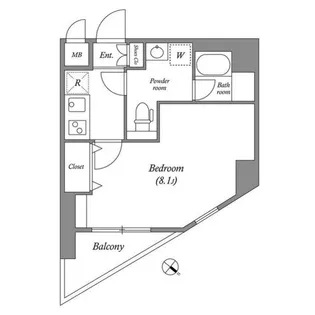 東京都大田区西馬込2【マンション】の間取り