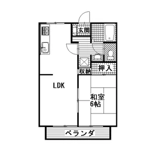 サンハイムトヨダ【2階】の間取り