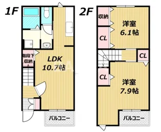 ジョイ メゾンの間取り