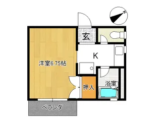 フィネスA【2階】の間取り