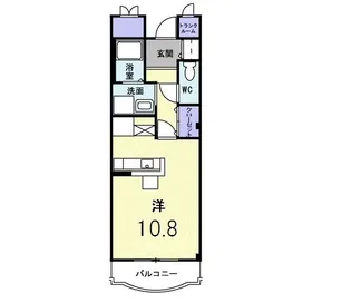 ファインロイテII【1階】の間取り