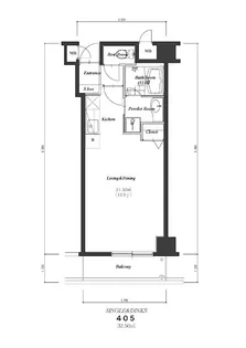 アクシア八芳【4階】の間取り