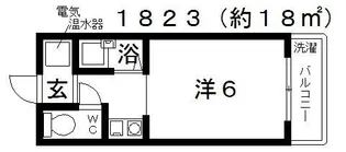 リバティ奈美【3階】の間取り