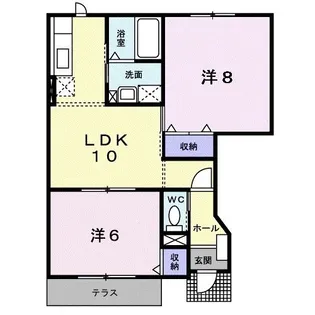 コーポ五反田【1階】の間取り