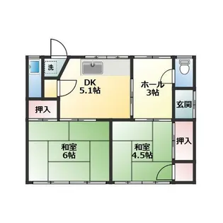 神奈川県小田原市鴨宮【一戸建】の間取り