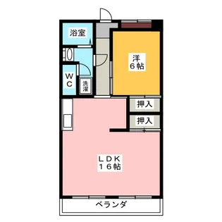 豊田ビル伊勢スカイマンション【2階】の間取り