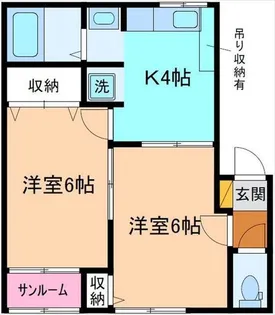 コスモトレス【1階】の間取り