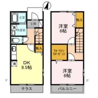アネックス壱・弐番館【1階】の間取り