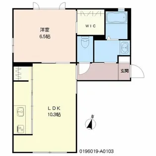 ベルカントさくら A棟【1階】の間取り