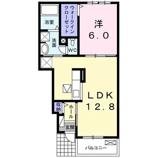 ナリッシュ トロワ【1階】の間取り