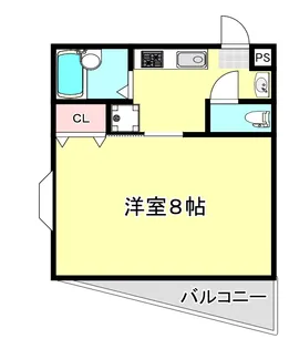 メゾンソレイユ鹿田【4階】の間取り