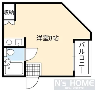 エイシンハイツ【3階】の間取り
