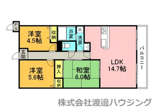 コートアメニティ江坂【8階】の間取り