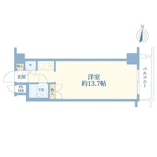 ロイヤルパレス原宿【4階】の間取り