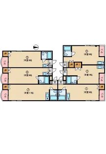 ベルコートIZ【3階】の間取り