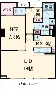 レジディアタワー上池袋 タワー棟【11階】の間取り