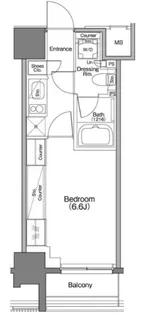 ザ・パークハビオ横浜白楽【3階】の間取り