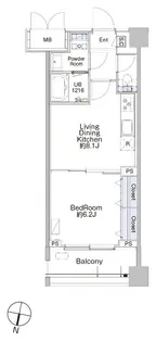 プロシード池上【2階】の間取り