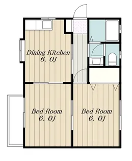 グレースパレスC【2階】の間取り