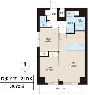 レオーネ錦糸町【7階】の間取り