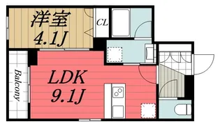 千葉県千葉市花見川区検見川町3【マンション】の間取り