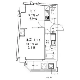 良庵【7階】の間取り