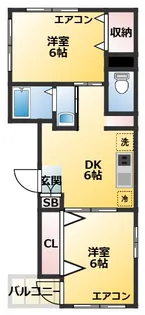 金井ビル【2階】の間取り