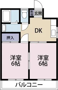 カーサ平垣【3階】の間取り