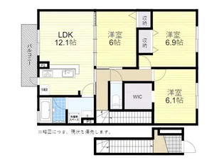 ウィット川崎2 C棟【2階】の間取り