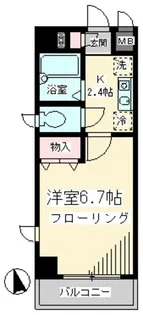 ツインコート調布【1階】の間取り