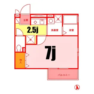 Town Court 124【1階】の間取り