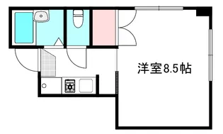 シャスタハシモト参番館【1階】の間取り