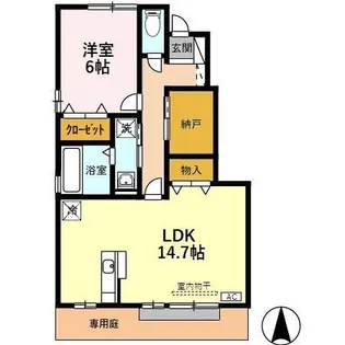 ブランズコートの間取り