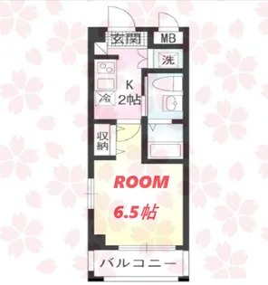 神奈川県横浜市中区福富町西通【マンション】の間取り