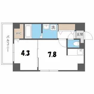 スペチアーレ大通【10階】の間取り