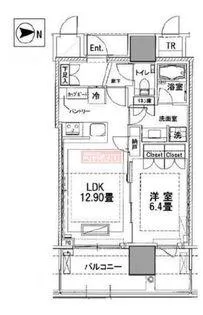 ブリリアタワー池袋【19階】の間取り
