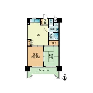 アイレックス南天神【7階】の間取り