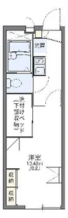 レオパレス神山【2階】の間取り