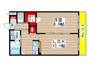アンダンテ【2階】の間取り
